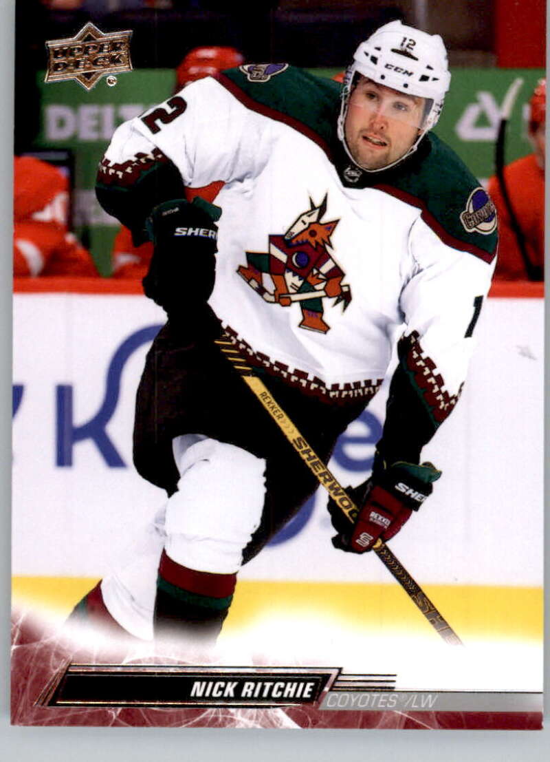 2022-23 Upper Deck Hockey #259 Nick Ritchie Arizona Coyotes Image 1