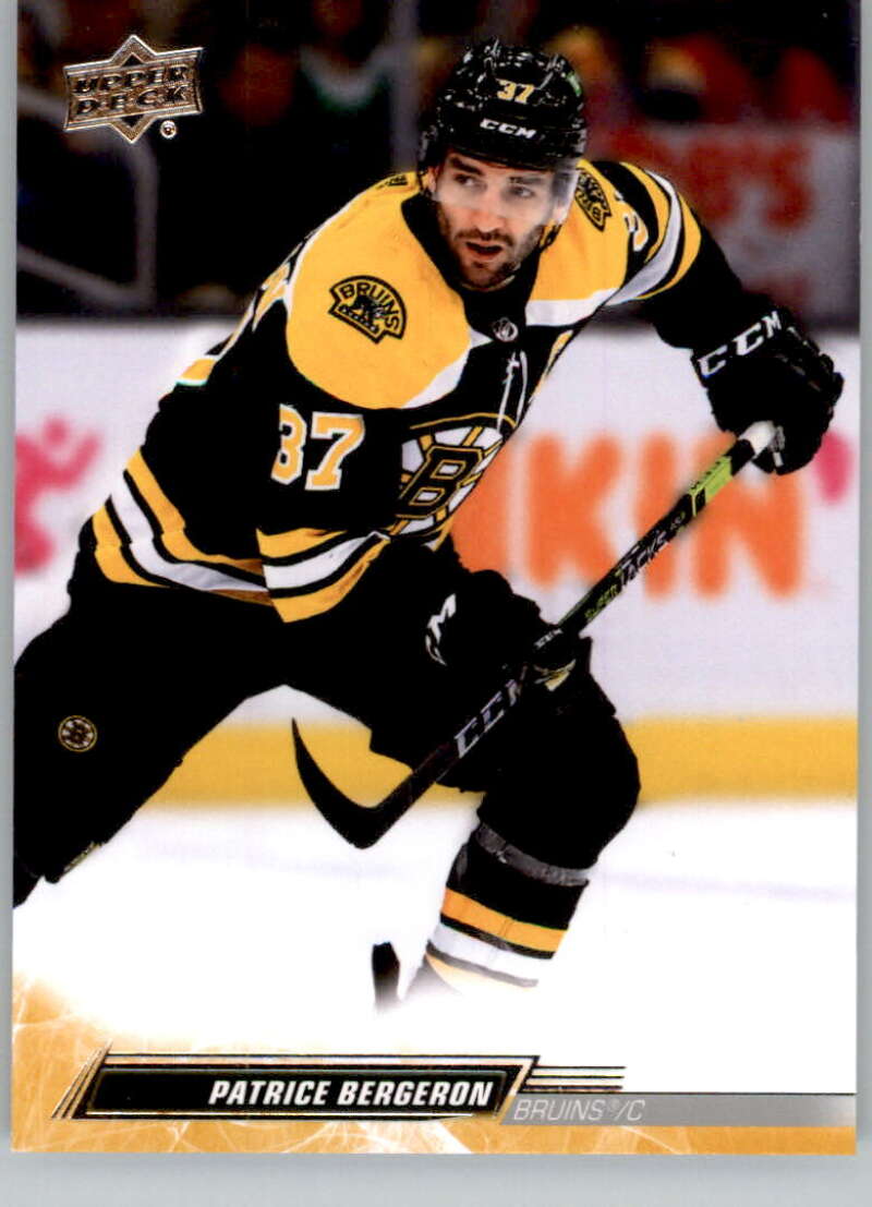 2022-23 Upper Deck Hockey #263 Patrice Bergeron Boston Bruins Image 1