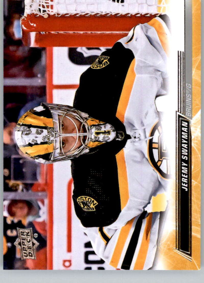 2022-23 Upper Deck Hockey #264 Jeremy Swayman Boston Bruins Image 1
