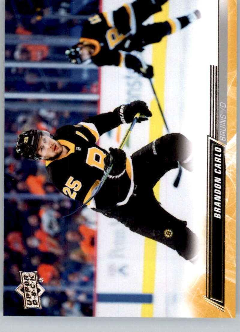 2022-23 Upper Deck Hockey #267 Brandon Carlo Boston Bruins Image 1