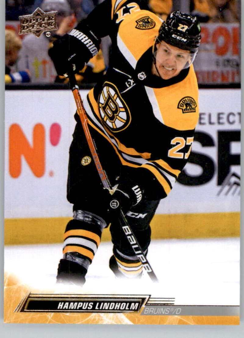 2022-23 Upper Deck Hockey #268 Hampus Lindholm Boston Bruins Image 1