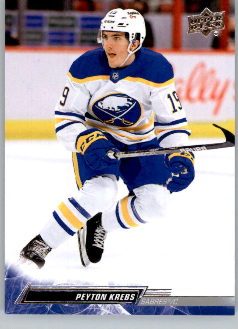 2022-23 Upper Deck Hockey #270 Peyton Krebs Buffalo Sabres Image 1