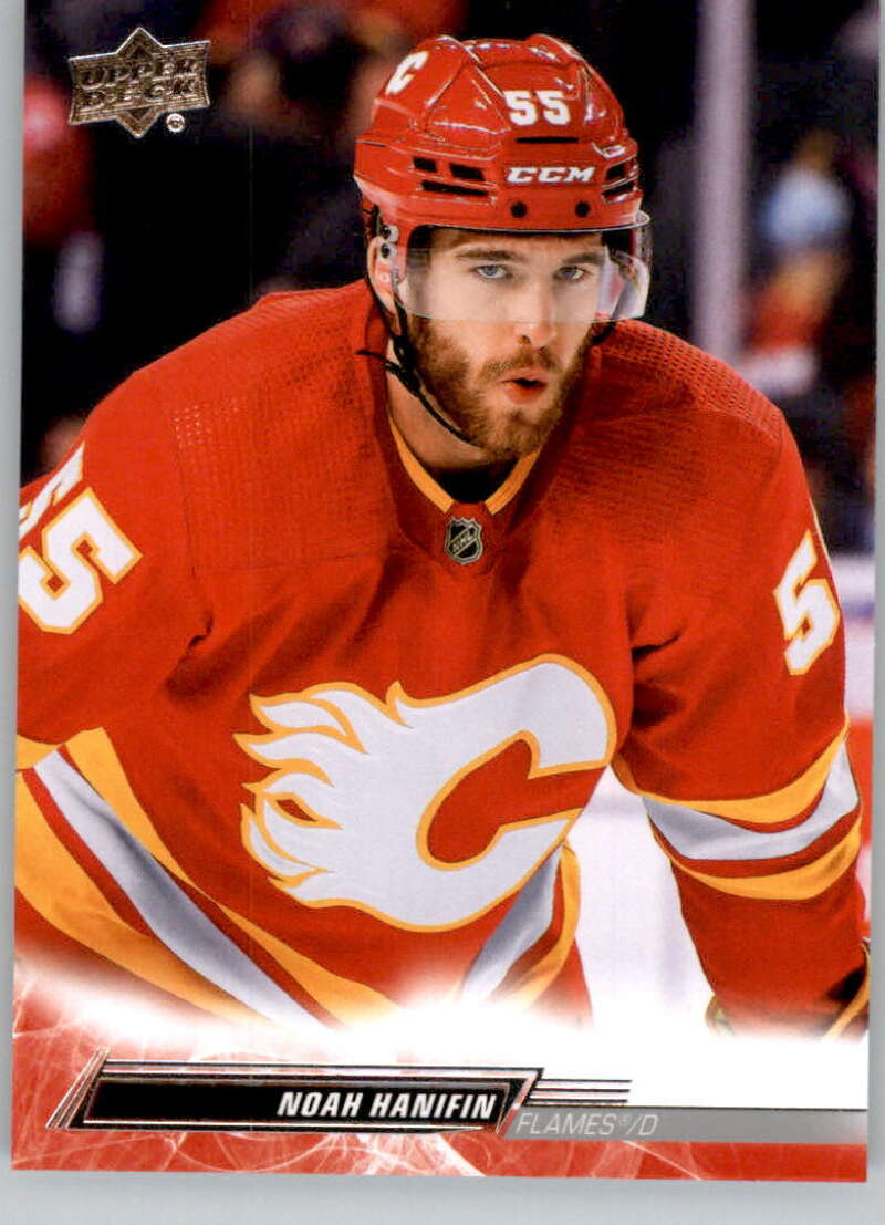 2022-23 Upper Deck Hockey #280 Noah Hanifin Calgary Flames Image 1