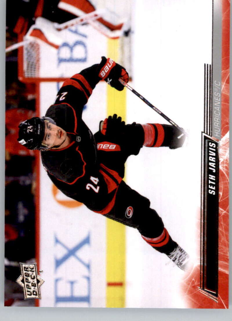2022-23 Upper Deck Hockey #287 Seth Jarvis Carolina Hurricanes Image 1