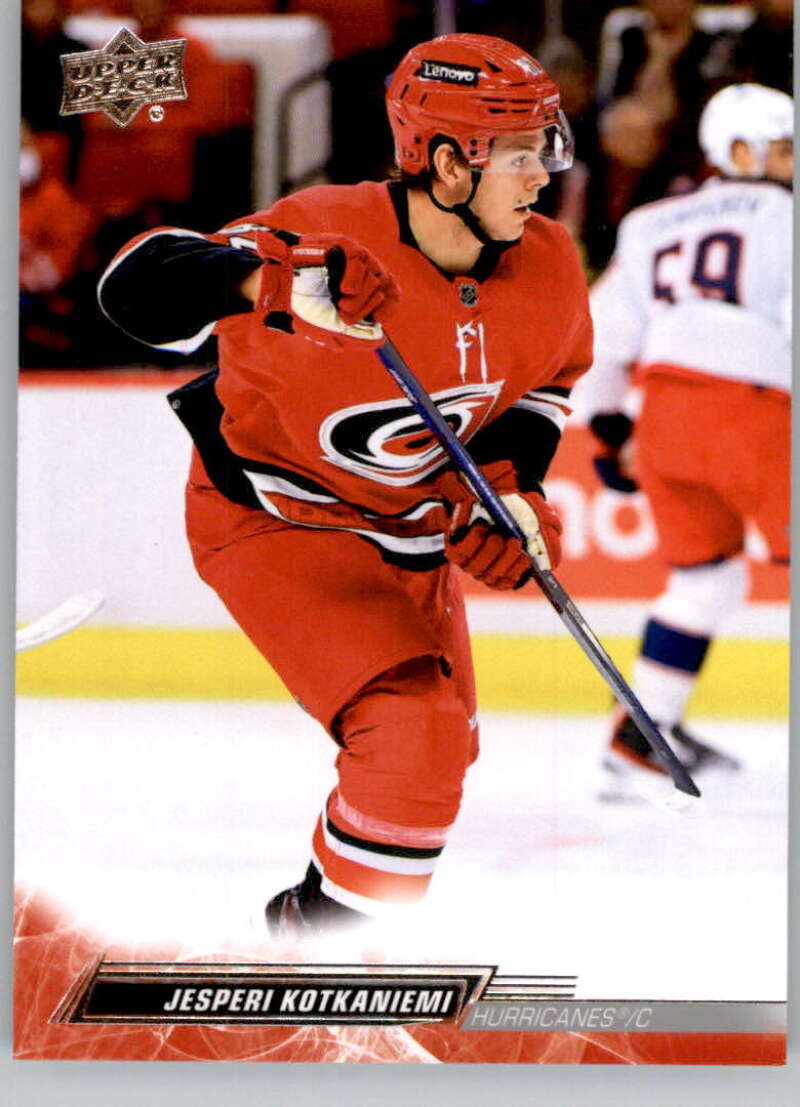 2022-23 Upper Deck Hockey #288 Jesperi Kotkaniemi Carolina Hurricanes Image 1