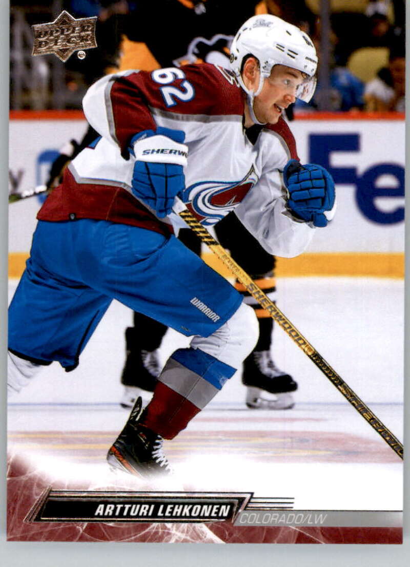 2022-23 Upper Deck Hockey #298 Artturi Lehkonen Colorado Avalanche Image 1