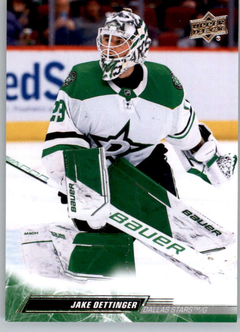 2022-23 Upper Deck Hockey #311 Jake Oettinger Dallas Stars Image 1