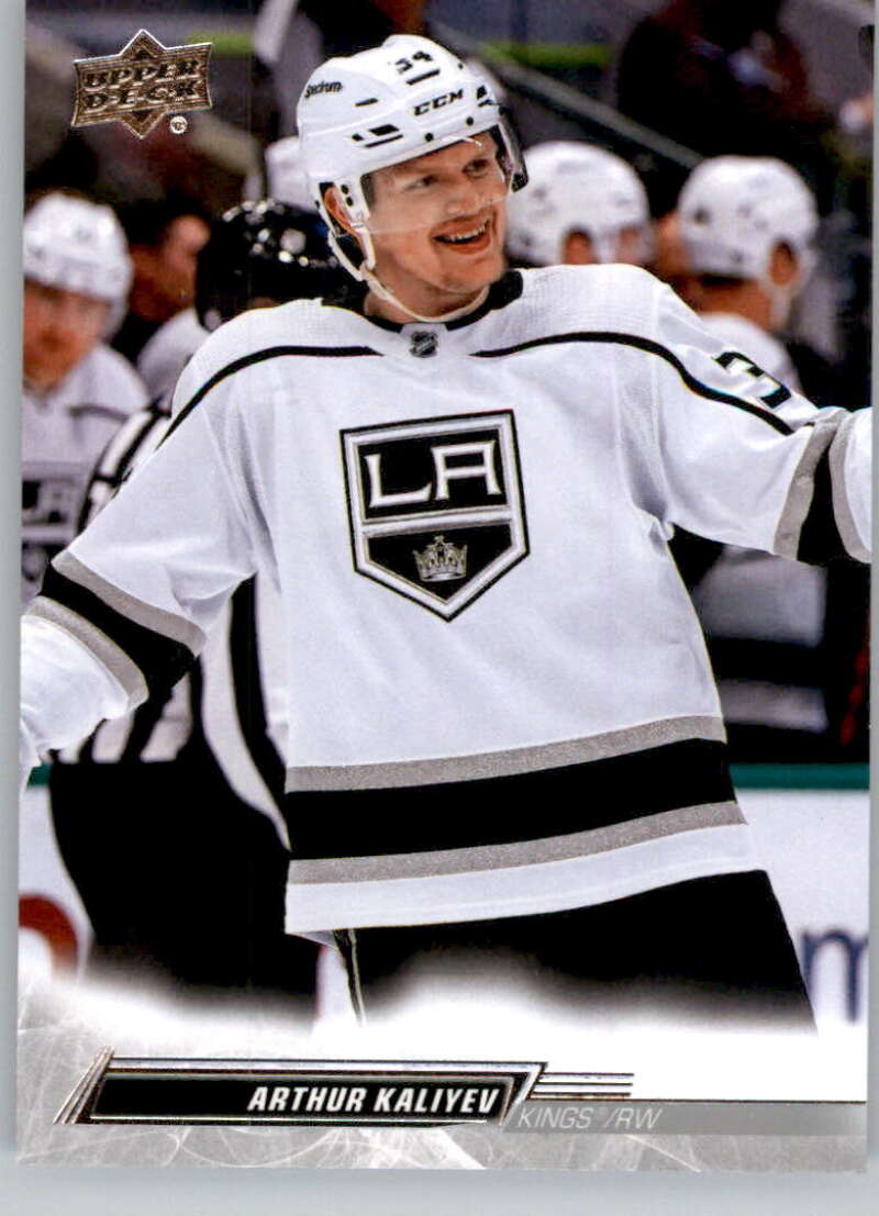2022-23 Upper Deck Hockey #336 Arthur Kaliyev Los Angeles Kings Image 1