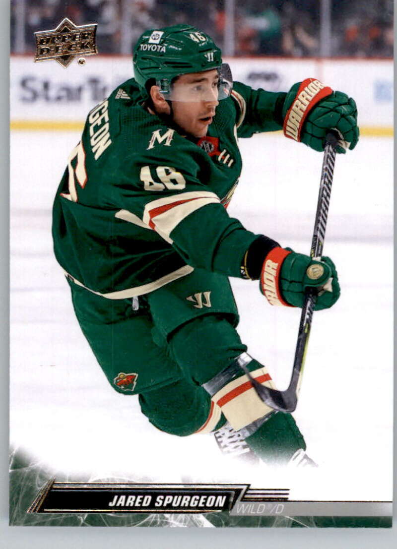 2022-23 Upper Deck Hockey #343 Jared Spurgeon Minnesota Wild Image 1