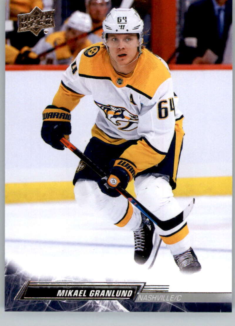 2022-23 Upper Deck Hockey #350 Mikael Granlund Nashville Predators Image 1