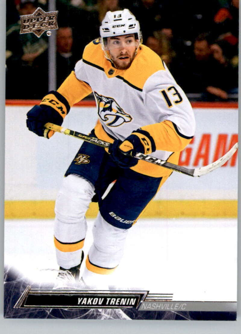 2022-23 Upper Deck Hockey #354 Yakov Trenin Nashville Predators Image 1