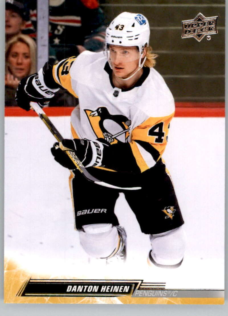 2022-23 Upper Deck Hockey #391 Danton Heinen Pittsburgh Penguins Image 1