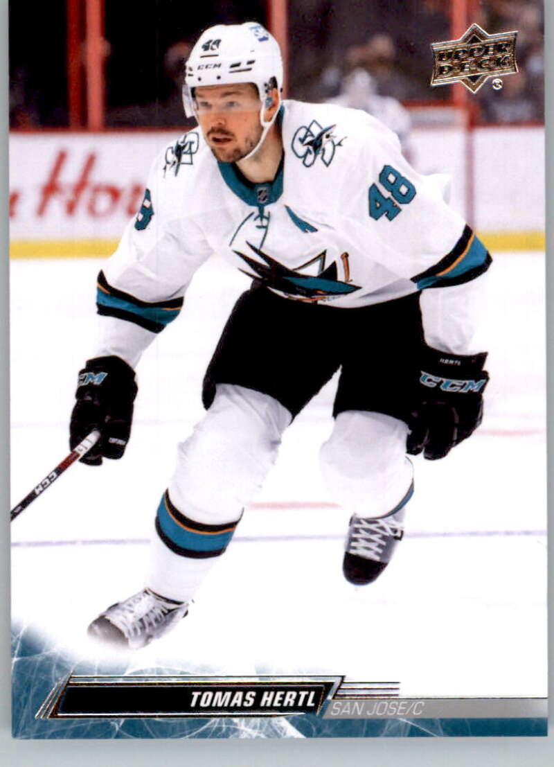 2022-23 Upper Deck Hockey #393 Tomas Hertl San Jose Sharks Image 1