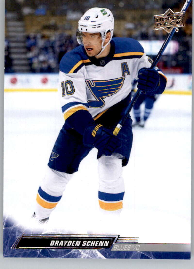 2022-23 Upper Deck Hockey #407 Brayden Schenn St. Louis Blues Image 1