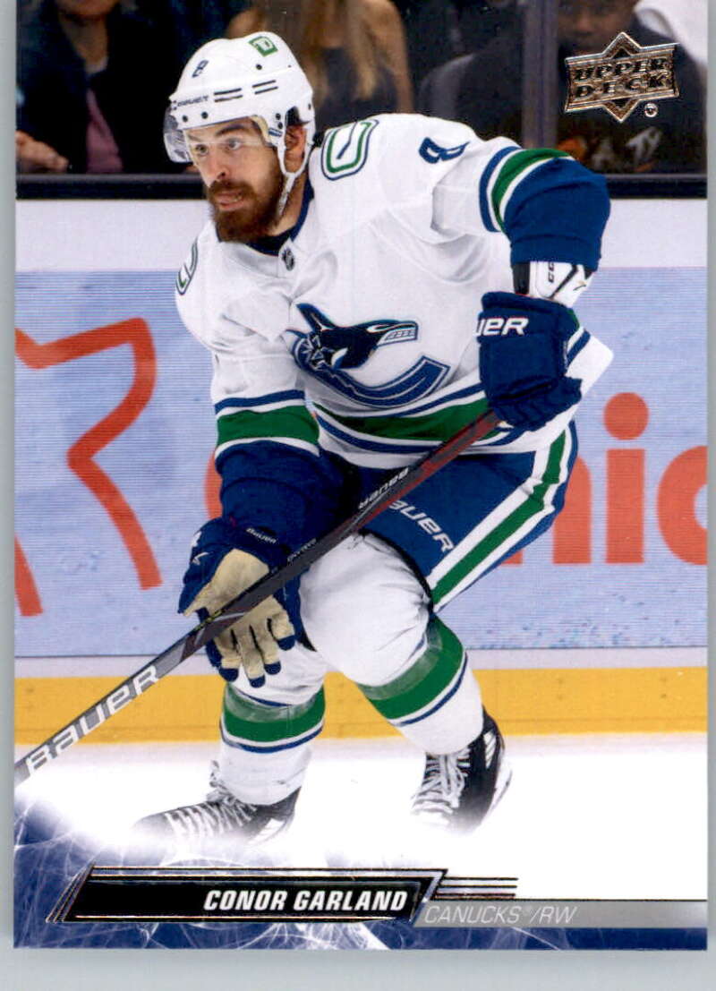 2022-23 Upper Deck Hockey #427 Conor Garland Vancouver Canucks Image 1