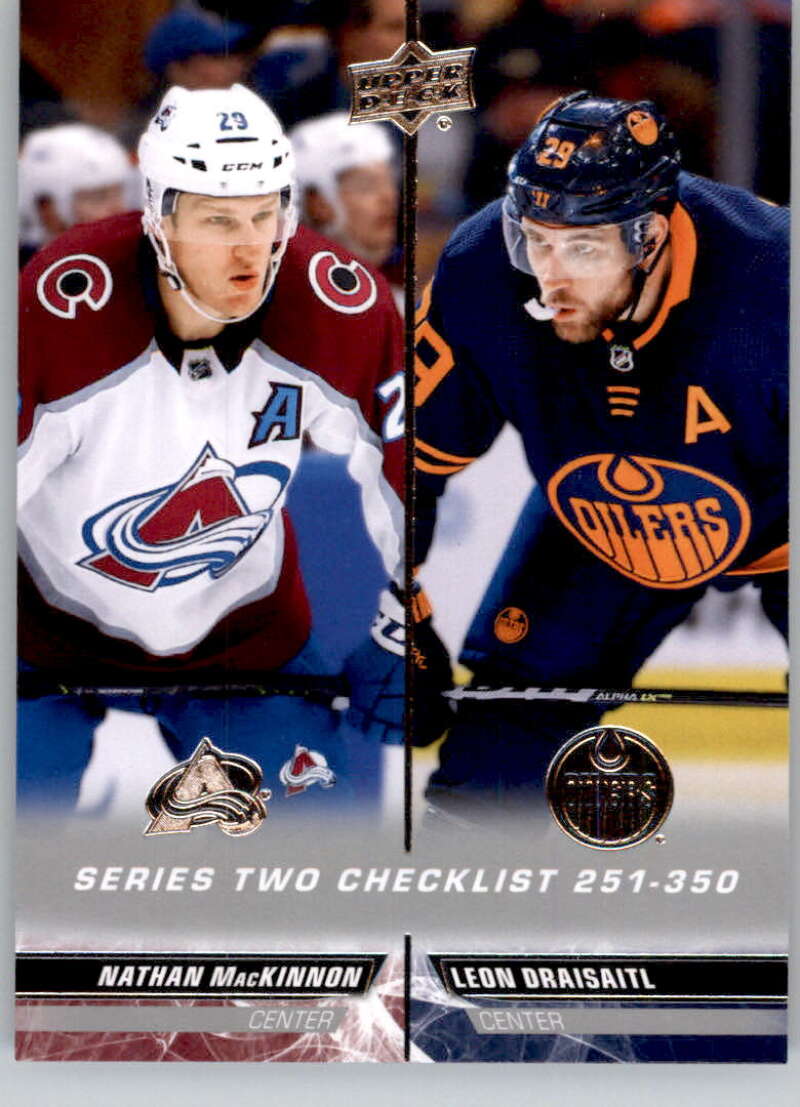 2022-23 Upper Deck Hockey #449 Nathan MacKinnon/Leon Draisaitl Image 1
