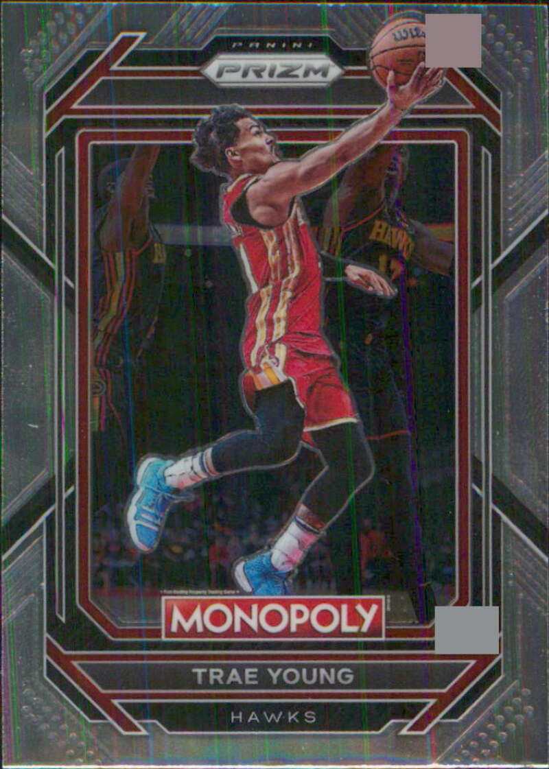 2022-23 Panini Monopoly Prizm #1 Trae Young Atlanta Hawks V96753 Image 1