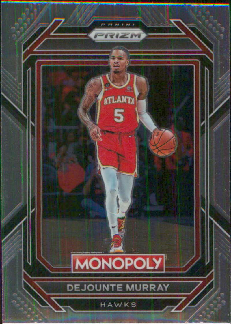 2022-23 Panini Monopoly Prizm #2 Dejounte Murray Atlanta Hawks V96756 Image 1