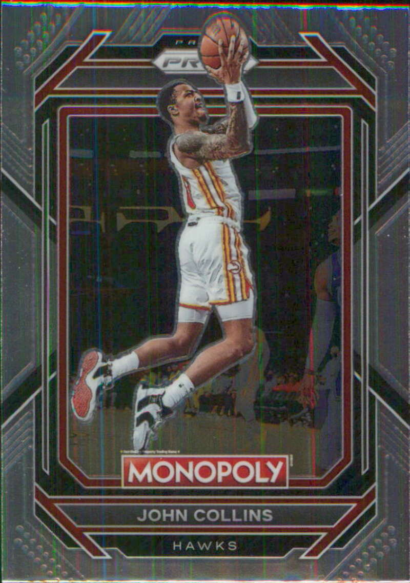 2022-23 Panini Monopoly Prizm #3 John Collins Atlanta Hawks V96760 Image 1