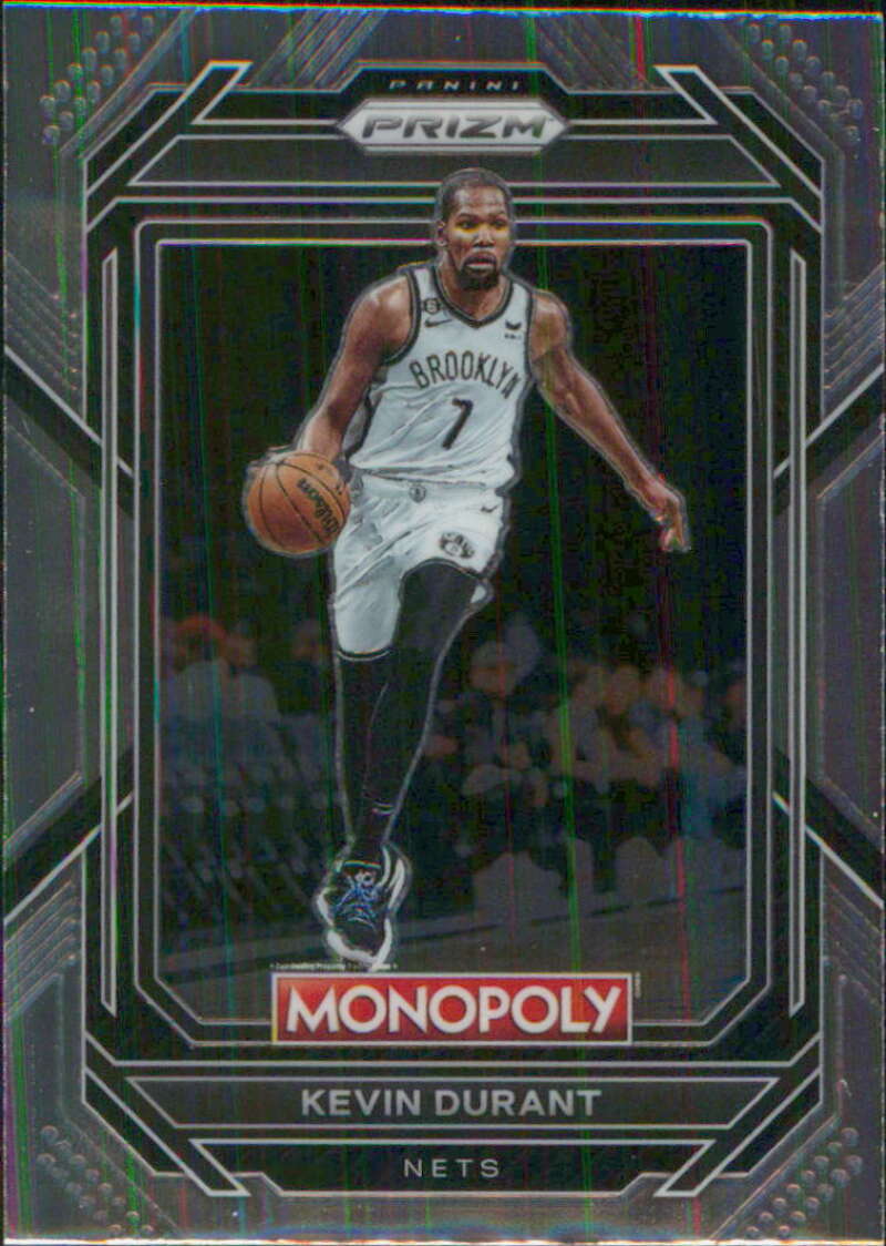 2022-23 Panini Monopoly Prizm #7 Kevin Durant Brooklyn Nets V96771 Image 1