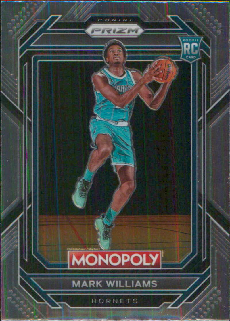 2022-23 Panini Monopoly Prizm #12 Mark Williams RC Rookie Charlotte V96784 Image 1