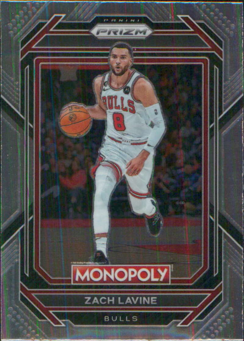 2022-23 Panini Monopoly Prizm #14 Zach Lavine Chicago Bulls V96796 Image 1