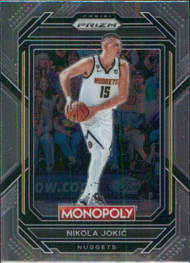 2022-23 Panini Monopoly Prizm #22 Nikola Jokic Denver Nuggets V96823 Image 1