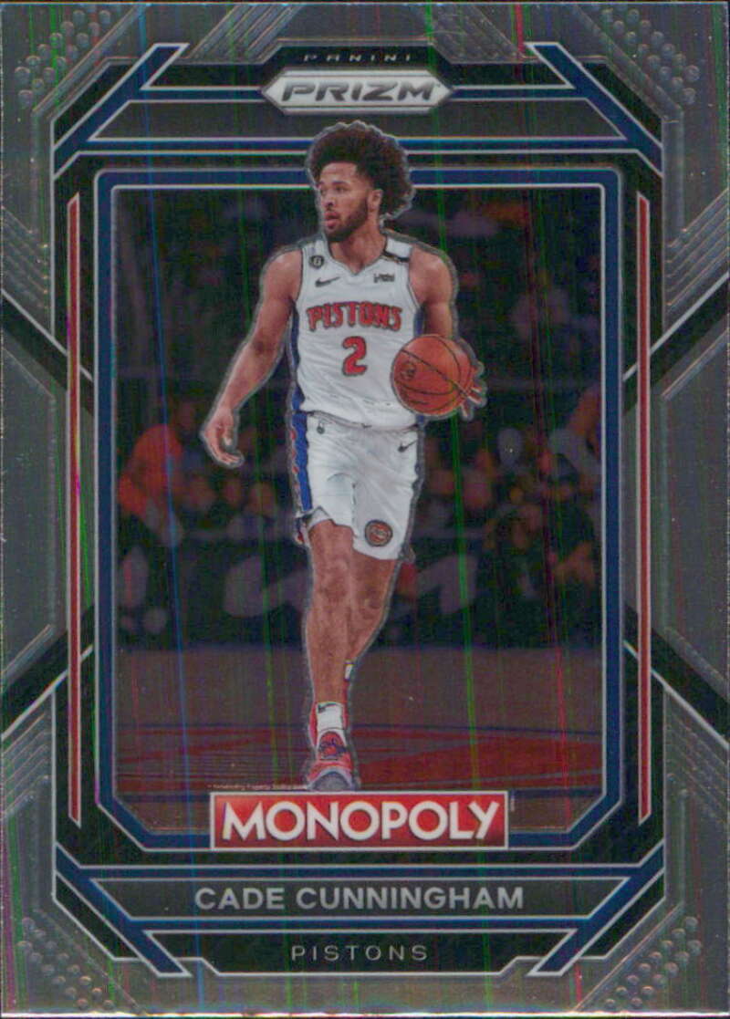 2022-23 Panini Monopoly Prizm #25 Cade Cunningham Detroit Pistons V96837 Image 1