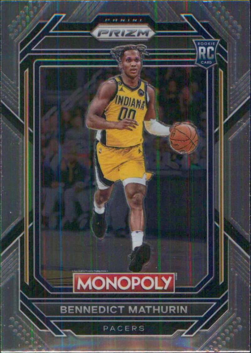 2022-23 Panini Monopoly Prizm #36 Bennedict Mathurin RC Rookie V96879 Image 1