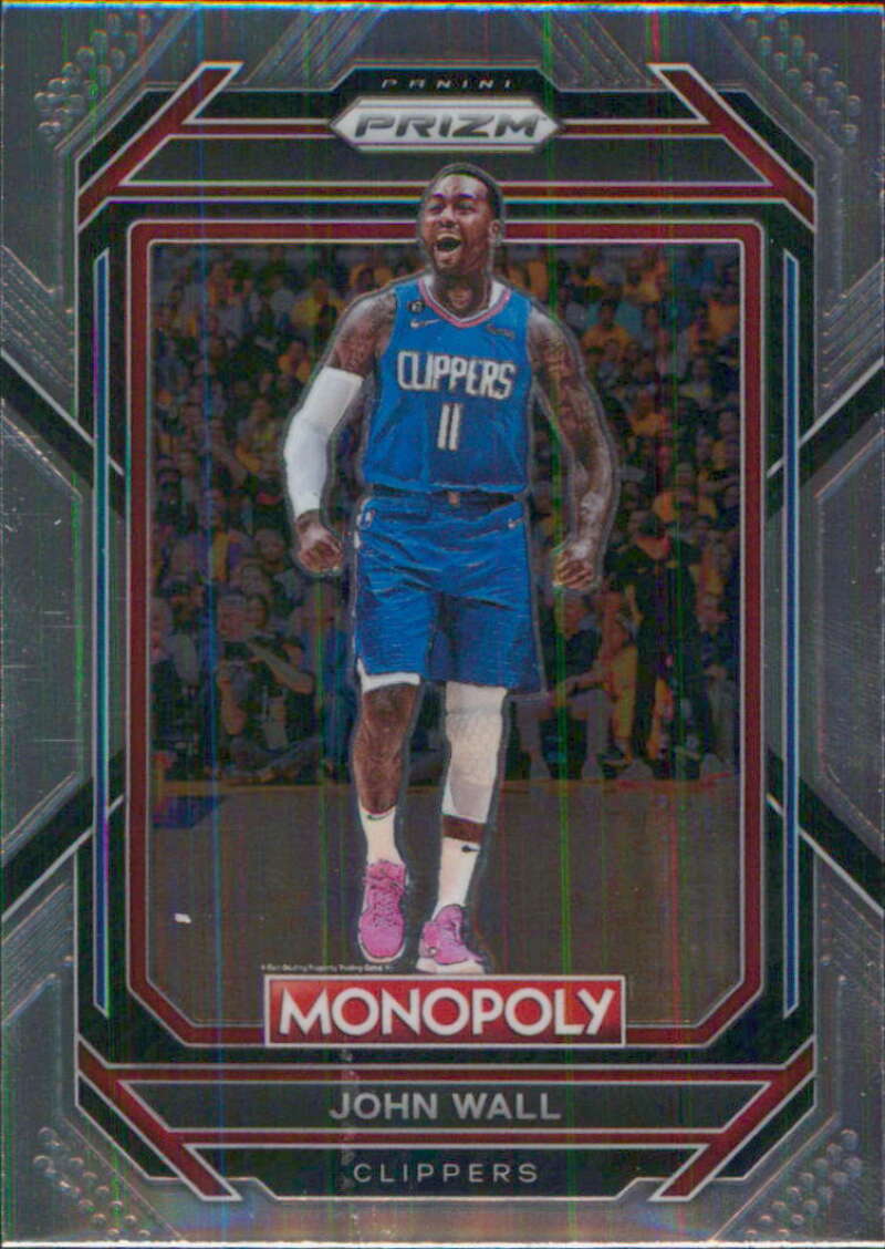 2022-23 Panini Monopoly Prizm #39 John Wall Los Angeles Clippers V96888 Image 1