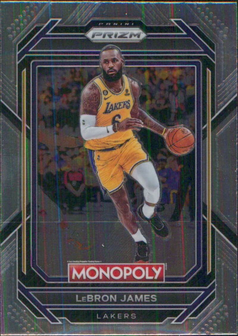 2022-23 Panini Monopoly Prizm #40 LeBron James Los Angeles Lakers V96894 Image 1