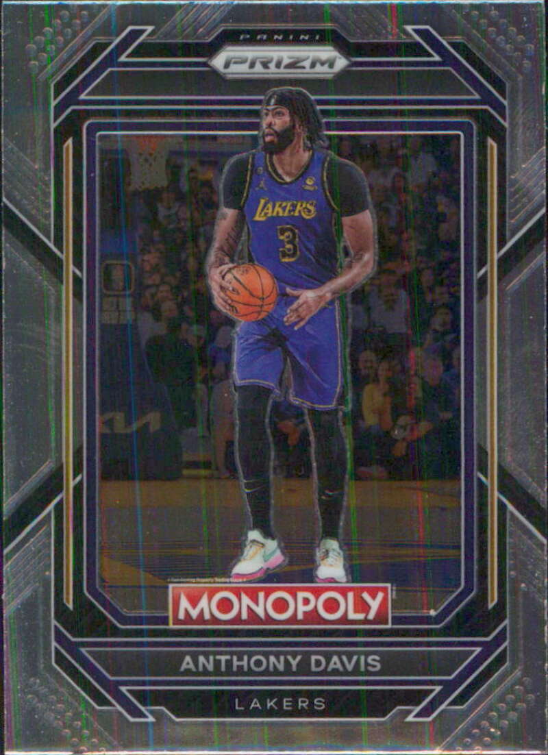 2022-23 Panini Monopoly Prizm #41 Anthony Davis Los Angeles Lakers V96898 Image 1