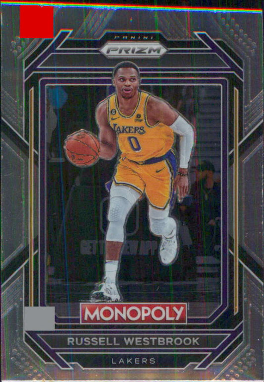 2022-23 Panini Monopoly Prizm #42 Russell Westbrook  Los Angeles Lakers  V96901 Image 1