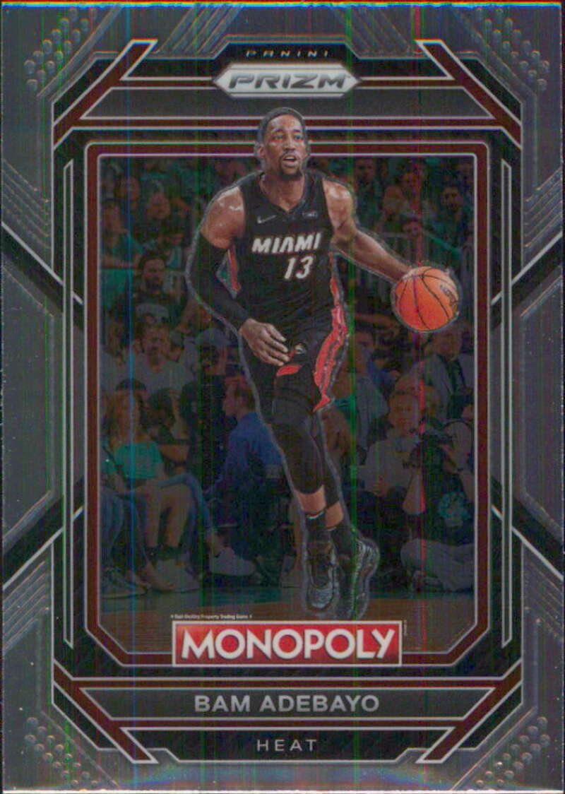 2022-23 Panini Monopoly Prizm #47 Bam Adebayo Miami Heat V96925 Image 1
