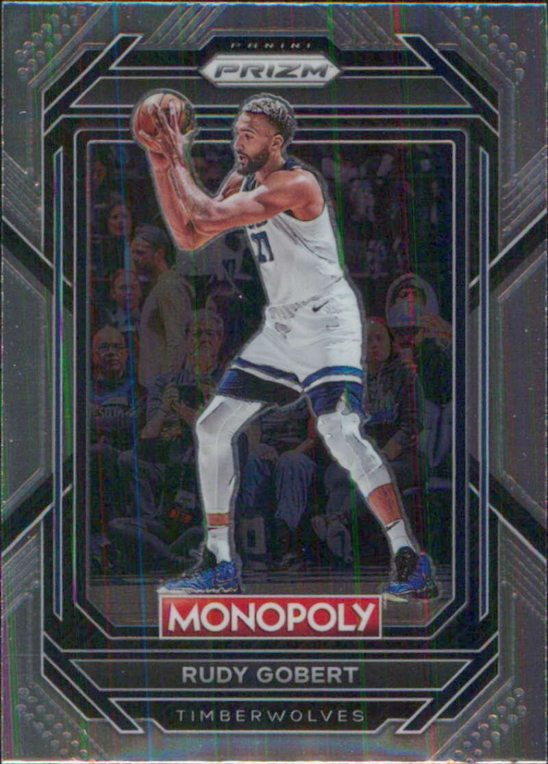 2022-23 Panini Monopoly Prizm #54 Rudy Gobert Minnesota Timberwolves V96950 Image 1