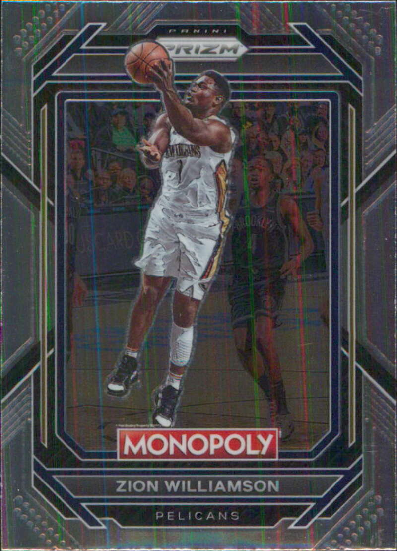 2022-23 Panini Monopoly Prizm #55 Zion Williamson New Orleans Pelicans V96954 Image 1