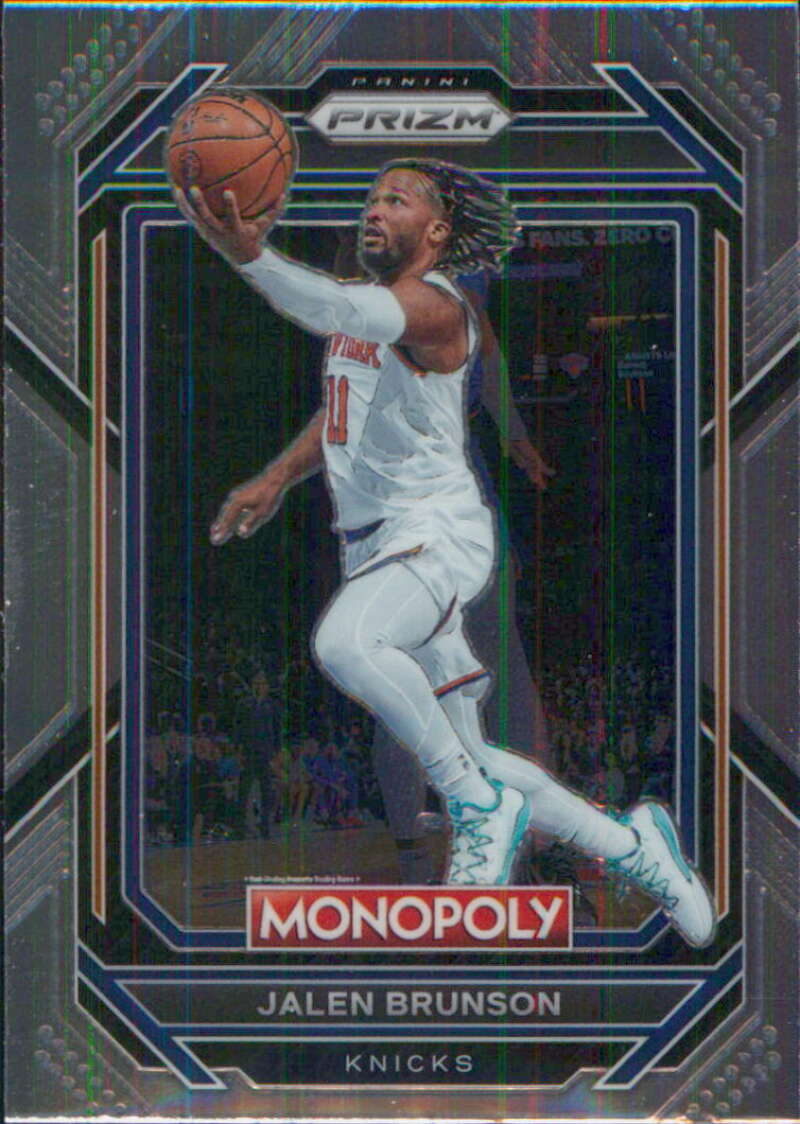 2022-23 Panini Monopoly Prizm #60 Jalen Brunson New York Knicks V96969 Image 1