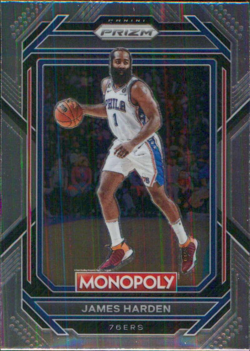 2022-23 Panini Monopoly Prizm #68 James Harden Philadelphia 76ers V96996 Image 1