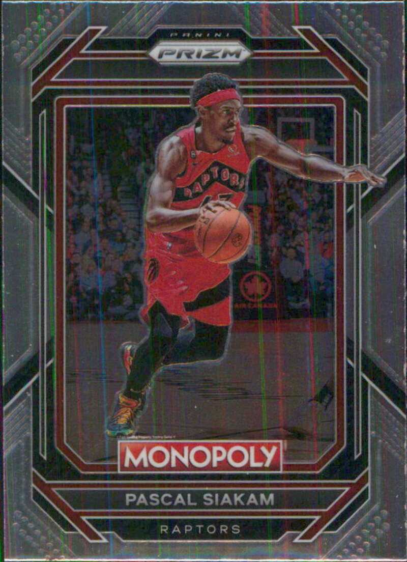 2022-23 Panini Monopoly Prizm #82 Pascal Siakam Toronto Raptors V97046 Image 1