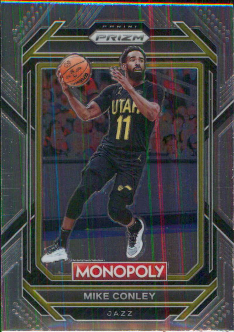 2022-23 Panini Monopoly Prizm #87 Mike Conley Utah Jazz V97069 Image 1