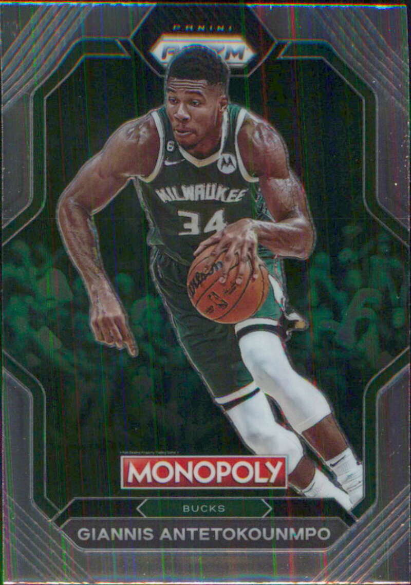 2022-23 Panini Monopoly Prizm All-Stars #PS3 Giannis Antetokounmpo V97096 Image 1