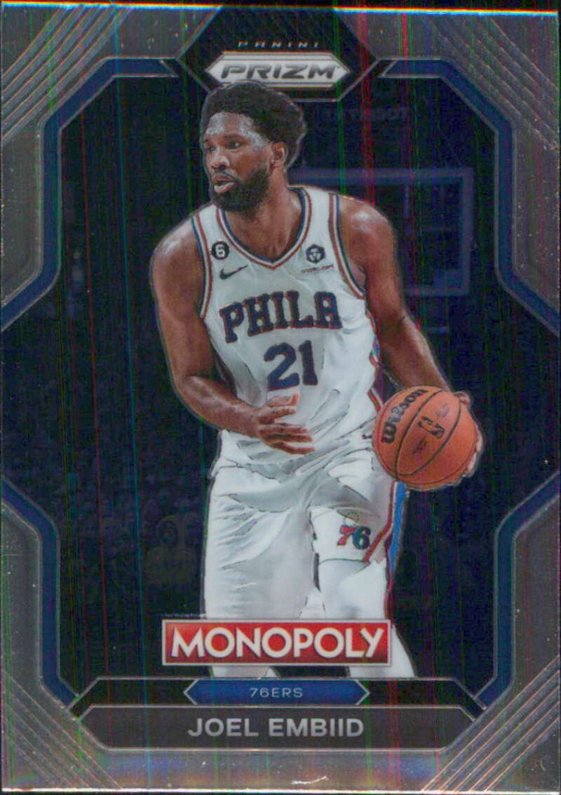 2022-23 Panini Monopoly Prizm All-Stars #PS5 Joel Embiid Philadelphia V97101 Image 1