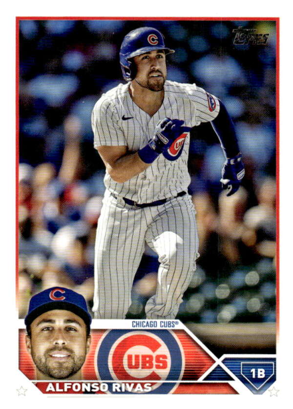 2023 Topps Baseball #332 Alfonso Rivas Chicago Cubs Image 1