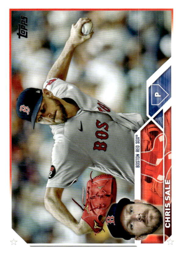 2023 Topps Baseball #333 Chris Sale Boston Red Sox Image 1