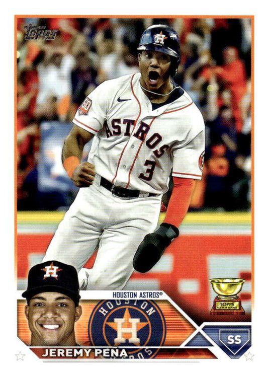 2023 Topps Baseball  #347 Jeremy Pena  Houston Astros  Image 1