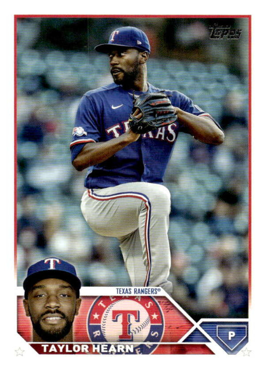 2023 Topps Baseball  #354 Taylor Hearn  Texas Rangers  Image 1