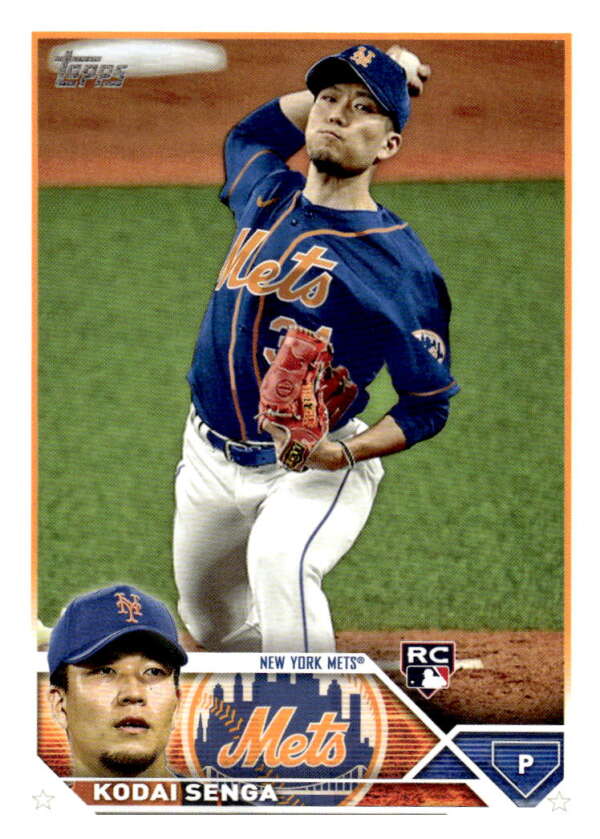 2023 Topps Baseball #362 Kodai Senga RC Rookie New York Mets Image 1