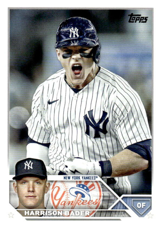 2023 Topps Baseball  #364 Harrison Bader  New York Yankees  Image 1