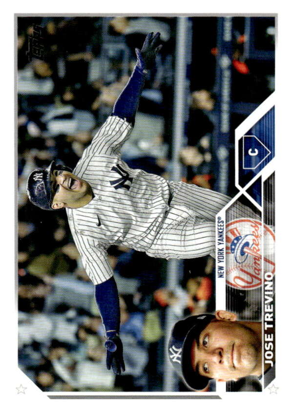 2023 Topps Baseball #373 Jose Trevino New York Yankees Image 1