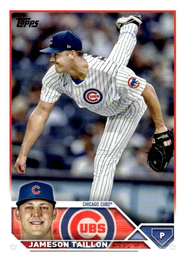 2023 Topps Baseball #384 Jameson Taillon Chicago Cubs Image 1